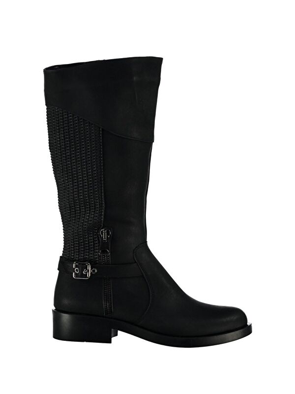 C674270109 Siyah Kadın Çizme - Görsel 3