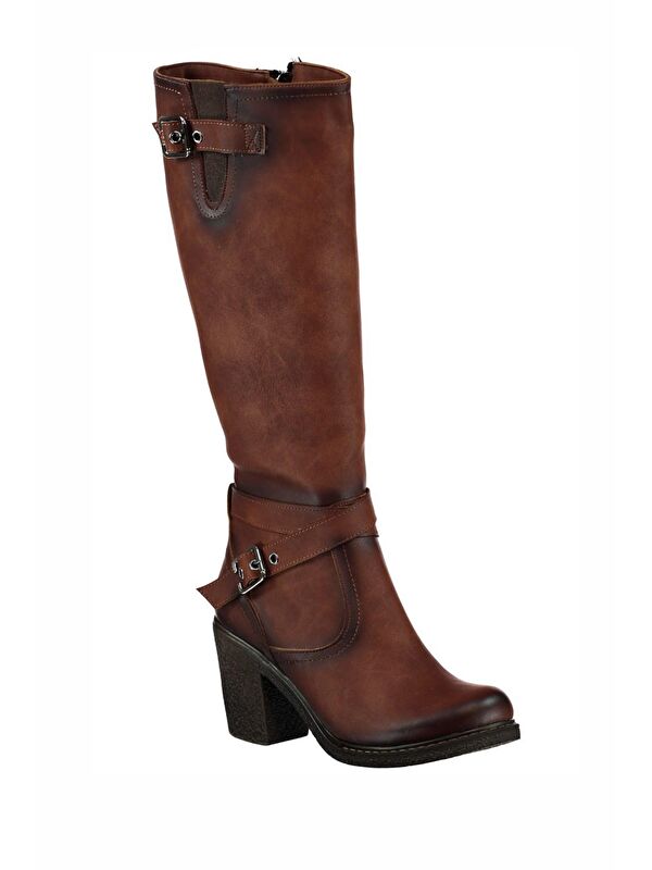 C674250109 Taba Kadın Çizme - Görsel 5