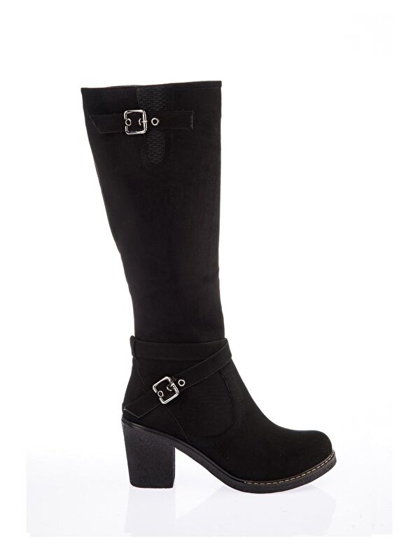 C674250102 Siyah Kadın Çizme - Görsel 3