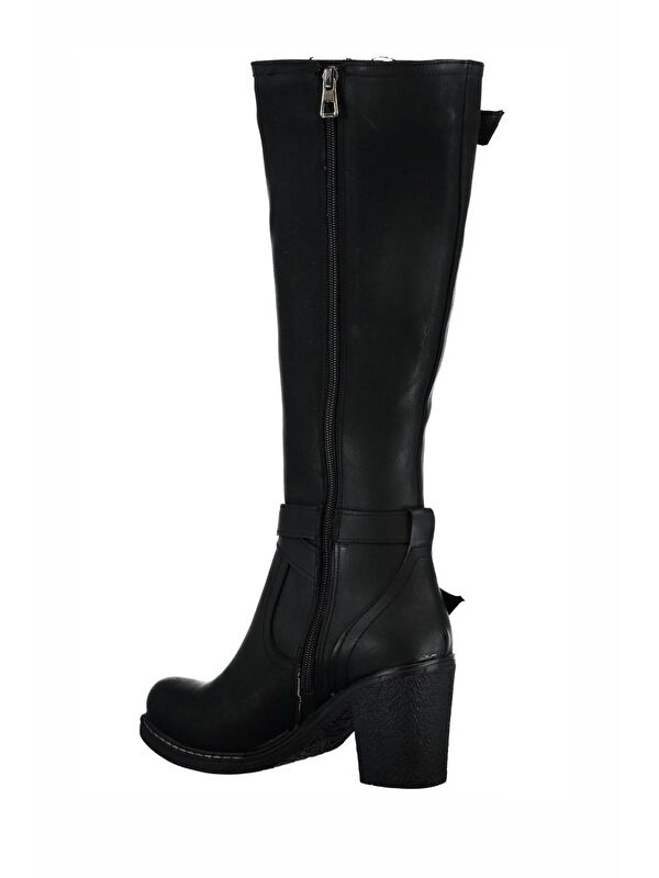 C674250109 Siyah Kadın Çizme - Görsel 3
