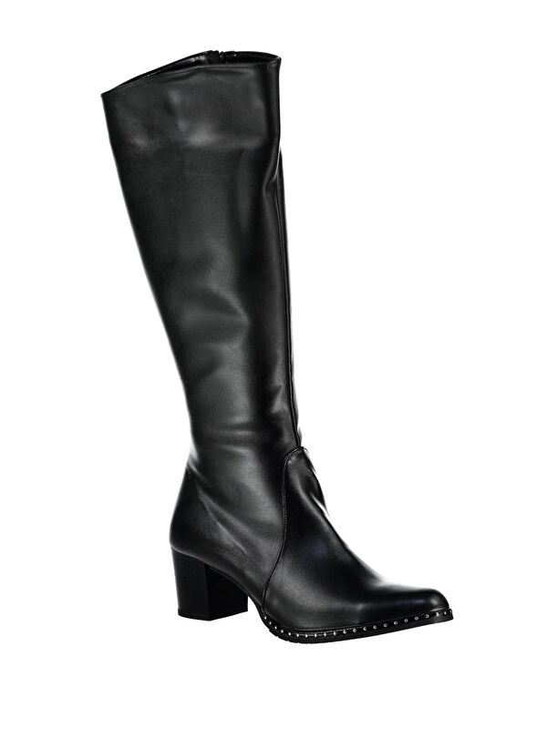 C654652709 Siyah Kadın Çizme - Görsel 5