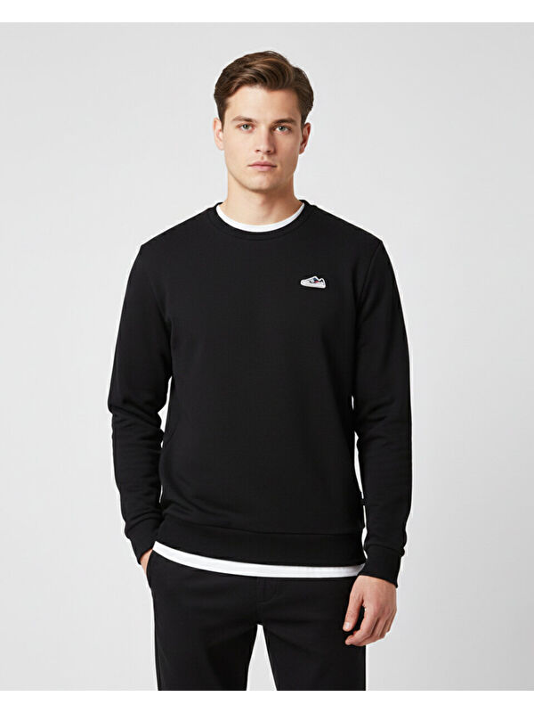 Hummel Jungle Erkek Siyah Sweatshirt