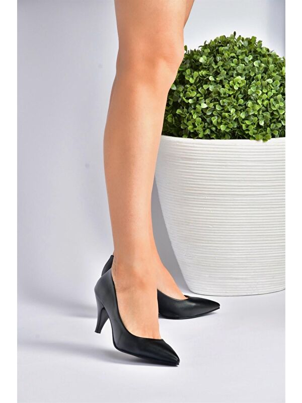 Siyah Kadın Topuklu Ayakkabı A922151109 - Görsel 5