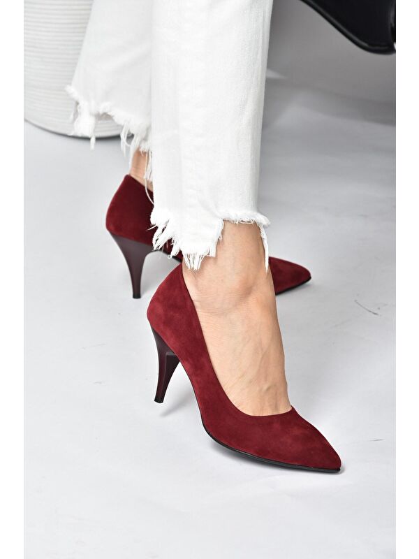 Bordo Kadın Topuklu Ayakkabı A922151102 - Görsel 3