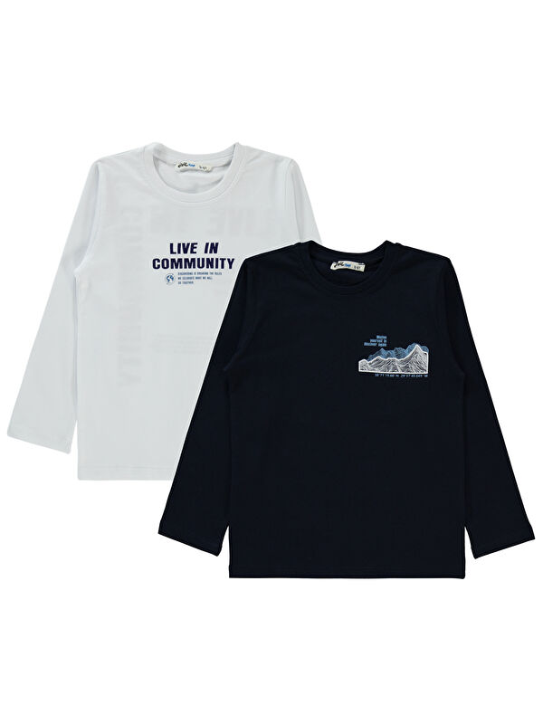 Civil Boys Erkek Çocuk 2'li Sweatshirt 5-13 Yaş Siyah