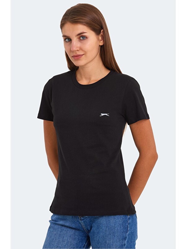 SLAZENGER KORNELI I Kadın Tişört Siyah