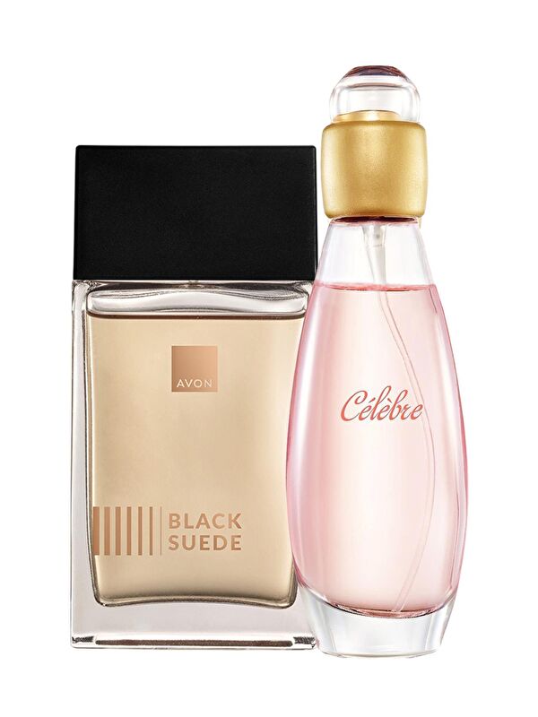AVON Black Suede Erkek Parfüm ve Celebre Kadın Parfüm Paketi