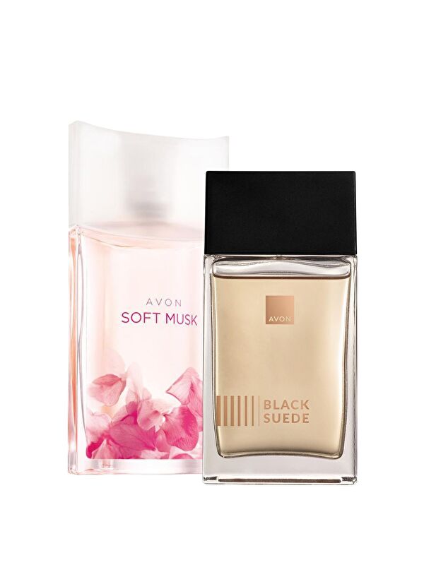 AVON Black Suede Erkek Parfüm ve Soft Musk Kadın Parfüm Paketi