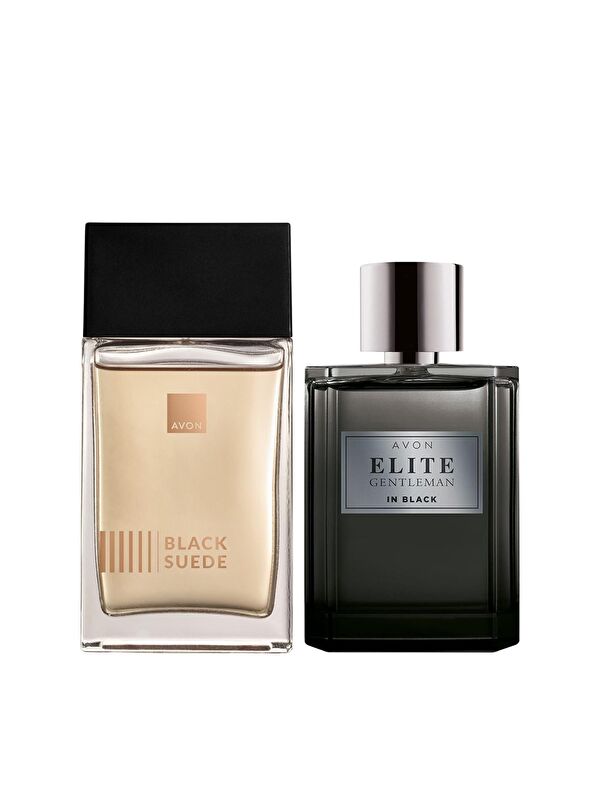 AVON Elite Gentleman in Black ve Black Suede Erkek Parfüm Paketi