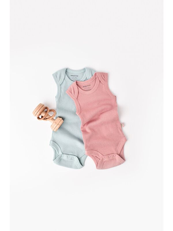 BabyCosy Organic  Modal 2'li Askılı Badi