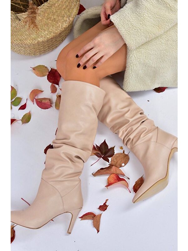 L5720096 Ten Kadın Çizme - Görsel 4