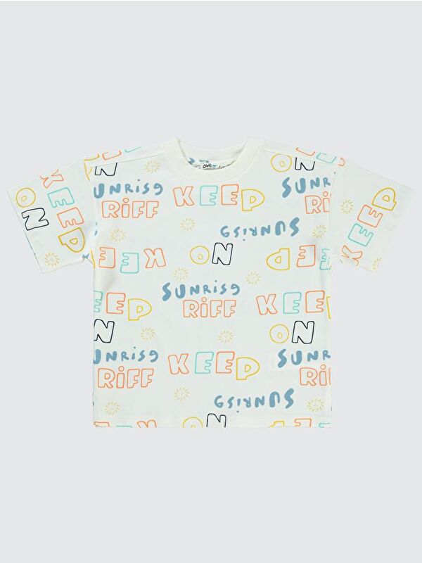 Civil Boys Keep On Oversize 6-9 Yaş Tişört - Bej7-8 Yaş