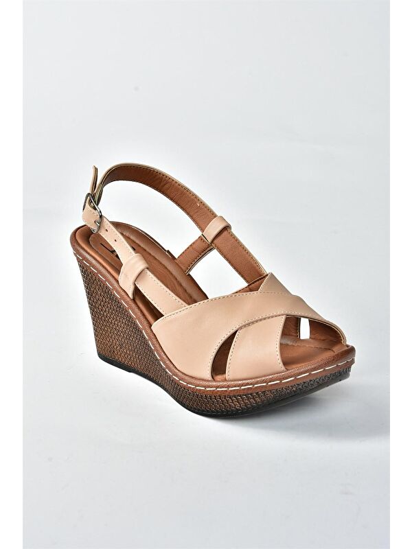 K674041309 Ten Dolgu Taban Kadın Ayakkabı - Görsel 6