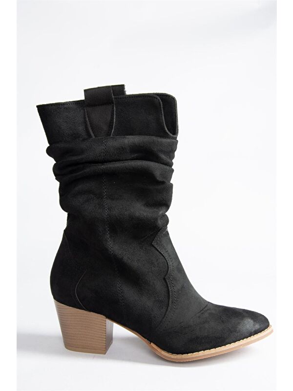 J404040002 Siyah Kadın Bot - Görsel 6