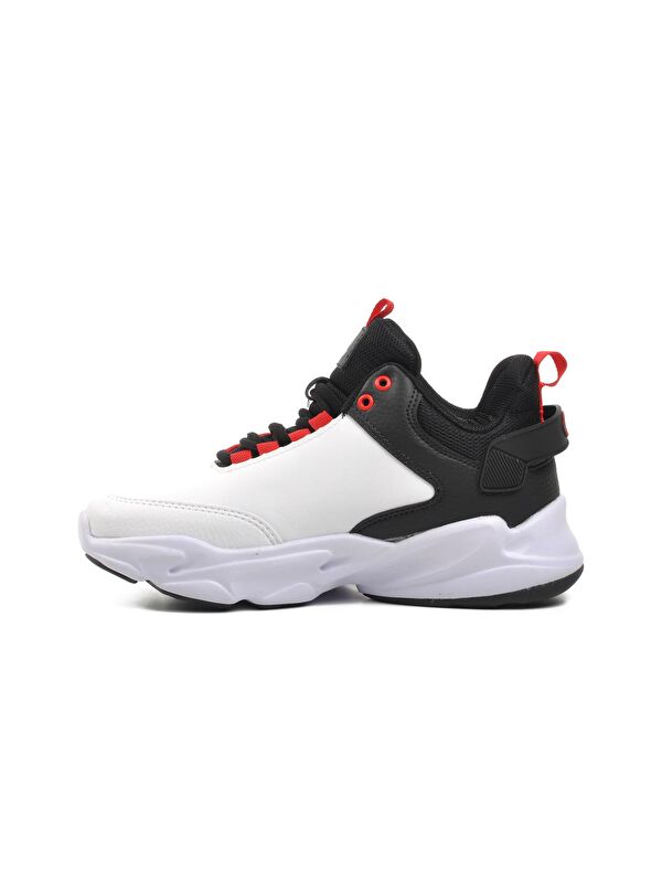 Slam Dunk Beyaz Bağcıklı Unisex Basketbol Ayakkabısı - Görsel 3