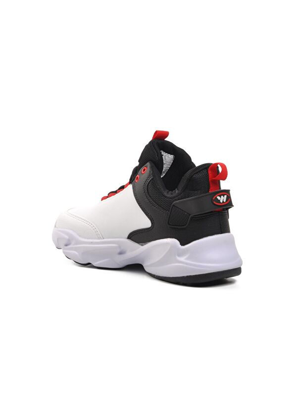 Slam Dunk Beyaz Bağcıklı Unisex Basketbol Ayakkabısı - Görsel 5