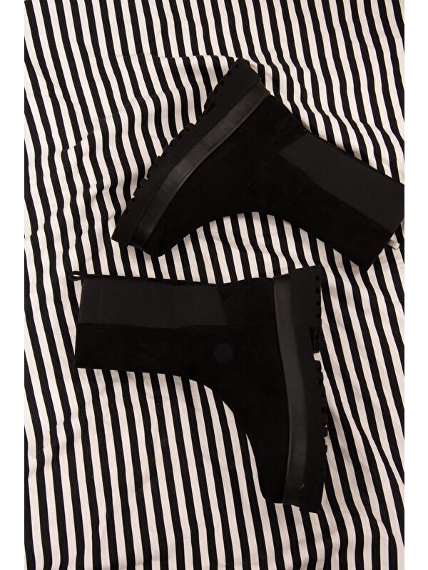 J267063102 Siyah Kadın Bot - Görsel 5