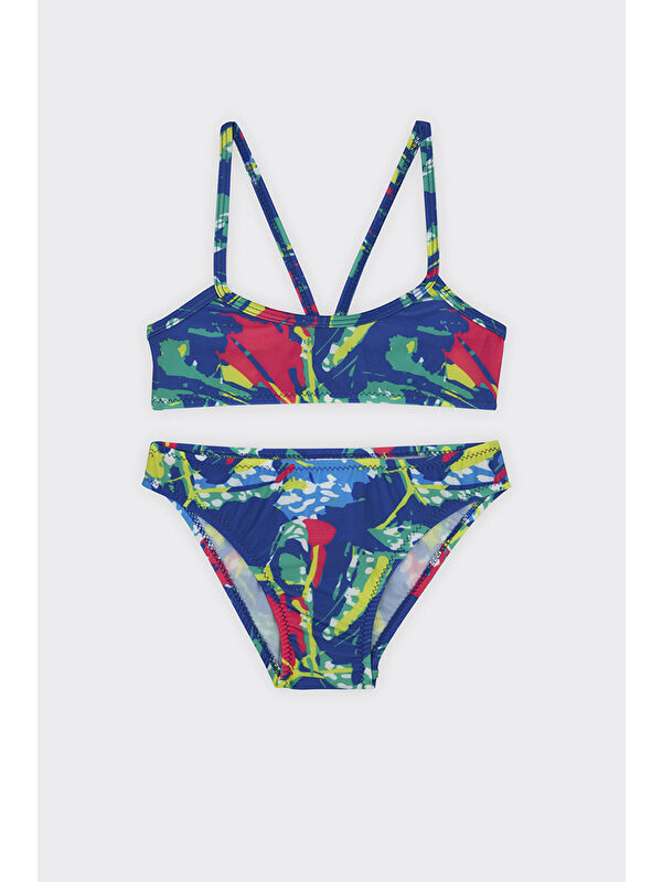 Panço Kız Çocuk Çok Renkli Bikini