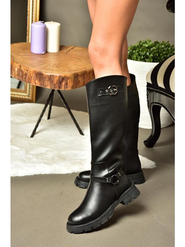 R5182963 Siyah Kadın Çizme - Görsel 3