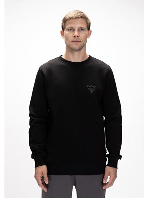 Bad Bear Windy Erkek Siyah Bisiklet Yaka Sweatshirt