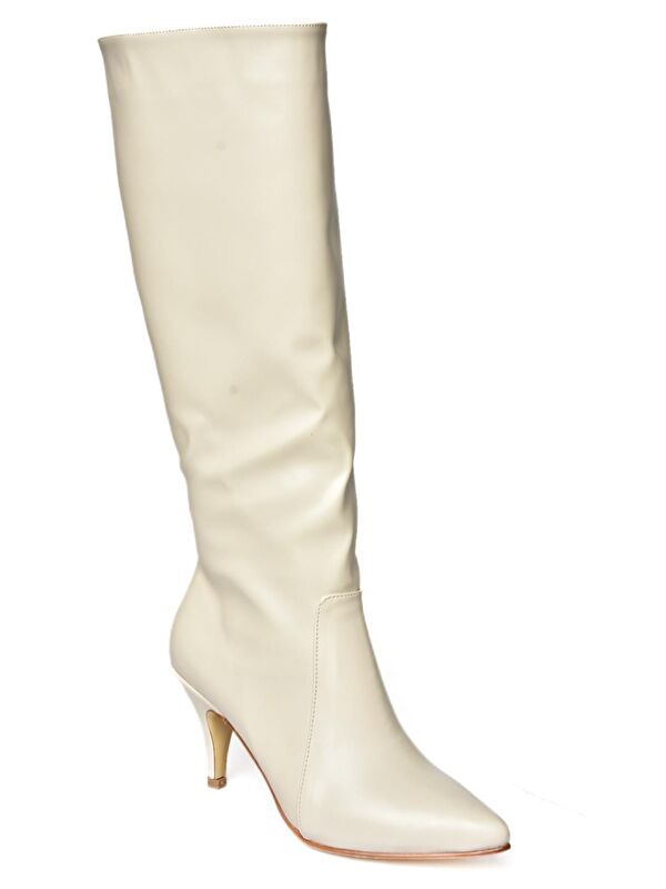 R3724530 Bej Kadın Çizme - Görsel 7