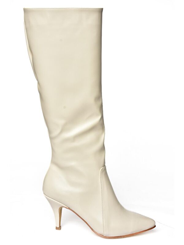 R3724530 Bej Kadın Çizme - Görsel 8