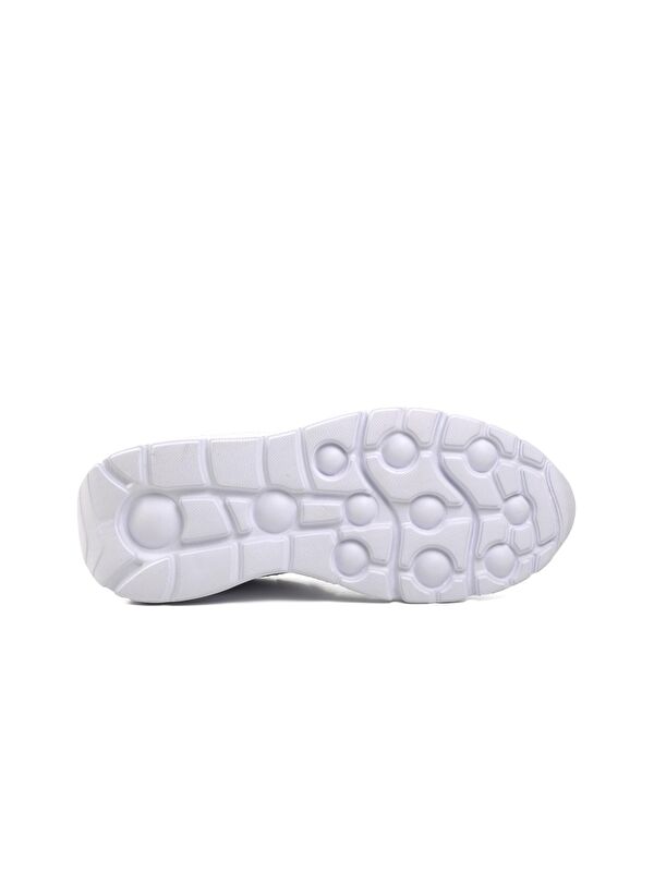 Trier Beyaz Kadın Spor Bağcıklı Sneaker - Görsel 6