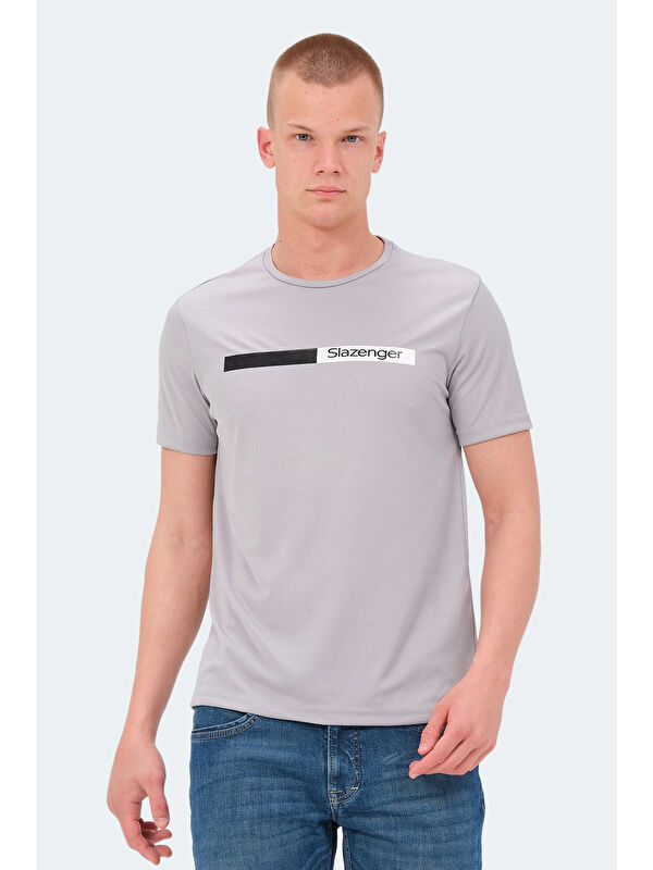SLAZENGER NELS Erkek Tişört Gri