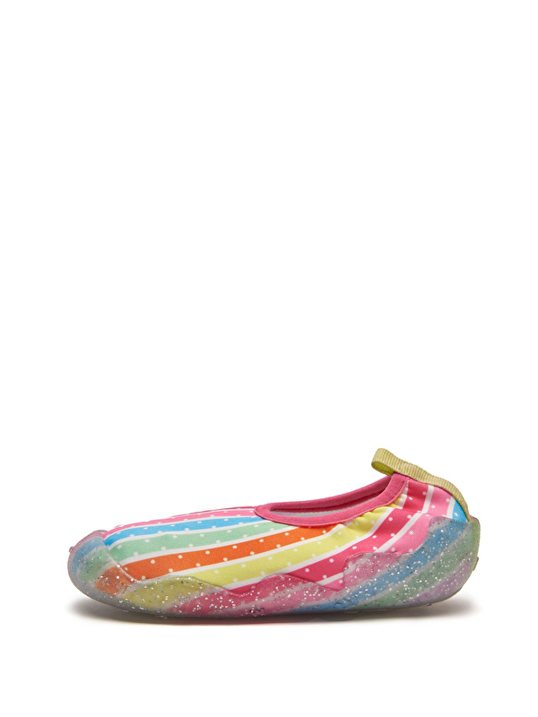 Simli Kız Çocuk Kaydırmaz Tabanlı Deniz Ayakkabısı - Görsel 3