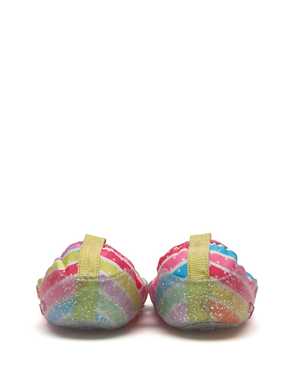 Simli Kız Çocuk Kaydırmaz Tabanlı Deniz Ayakkabısı - Görsel 4