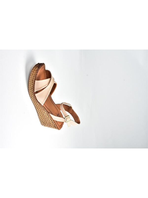 K674192109 Ten Dolgu Taban Kadın Ayakkabı - Görsel 6