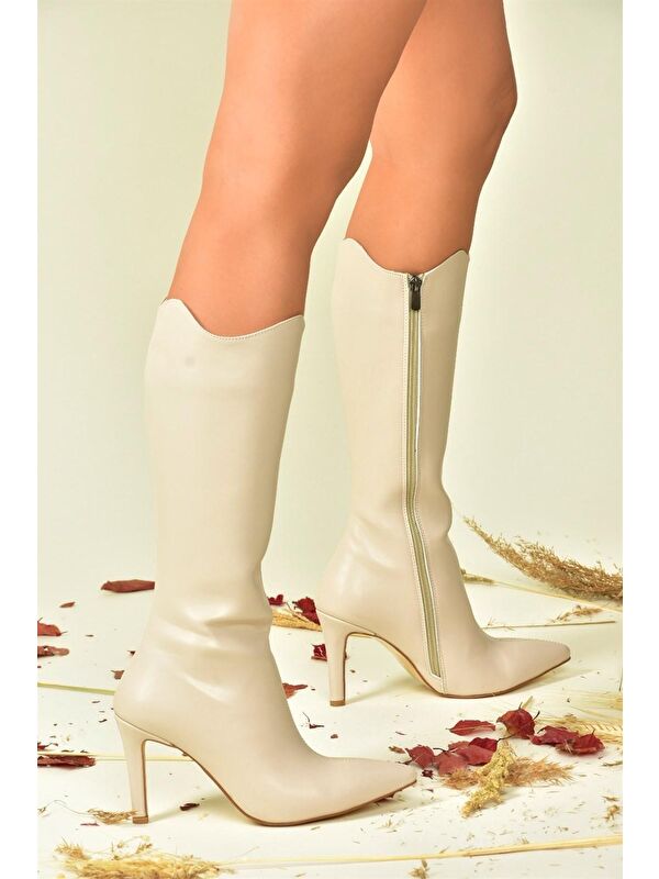 N8201200 Ten Kadın Çizme - Görsel 3