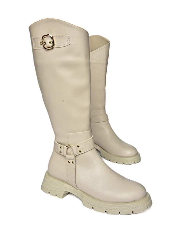 R5182963 Bej Kadın Çizme - Görsel 8