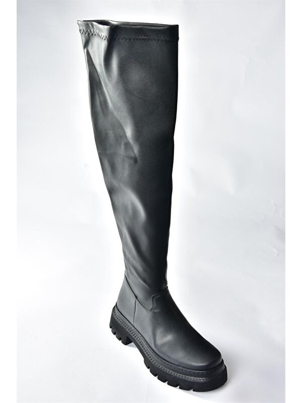 N4040020 Siyah Kadın Çizme - Görsel 6