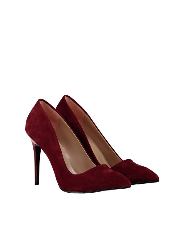Bordo Kadın Topuklu Ayakkabı 8922151902 - Görsel 3
