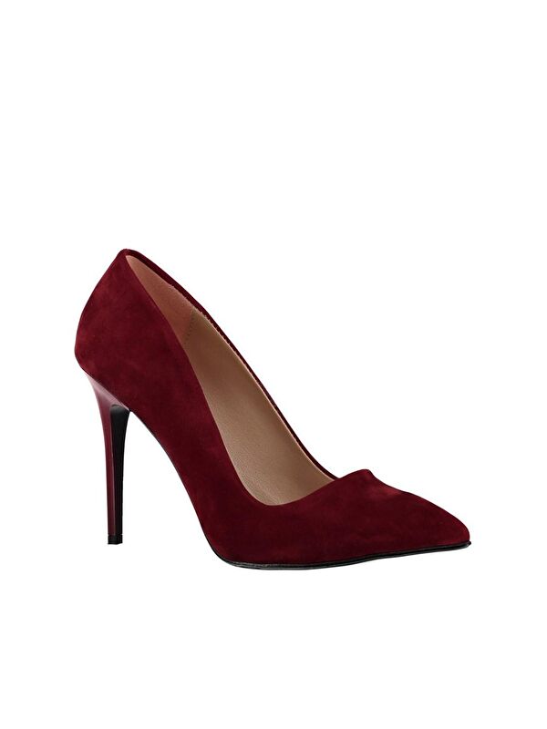 Bordo Kadın Topuklu Ayakkabı 8922151902 - Görsel 4