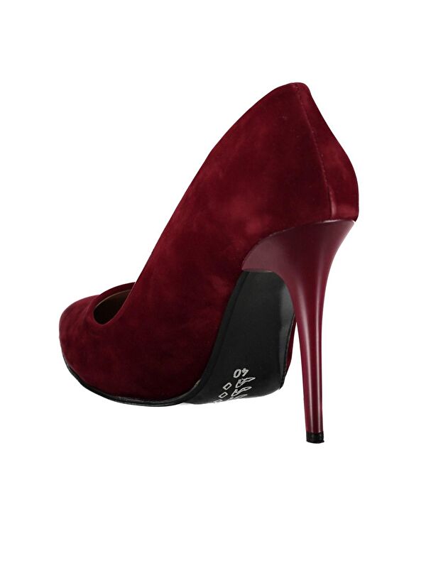 Bordo Kadın Topuklu Ayakkabı 8922151902 - Görsel 6