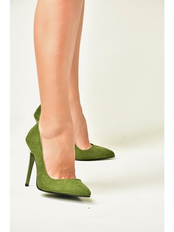 Yeşil Kadın Topuklu Ayakkabı 8922151902 - Görsel 3