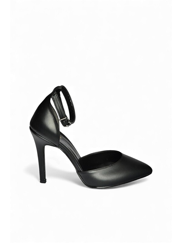 Fox Shoes Siyah Kadın Topuklu Ayakkabı S372664709