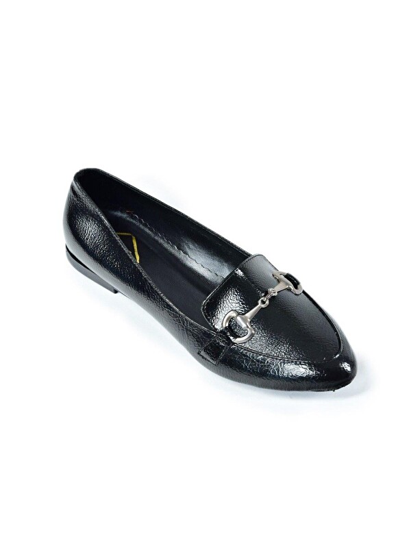 Fox Shoes Siyah Kadın Babet Y290110008
