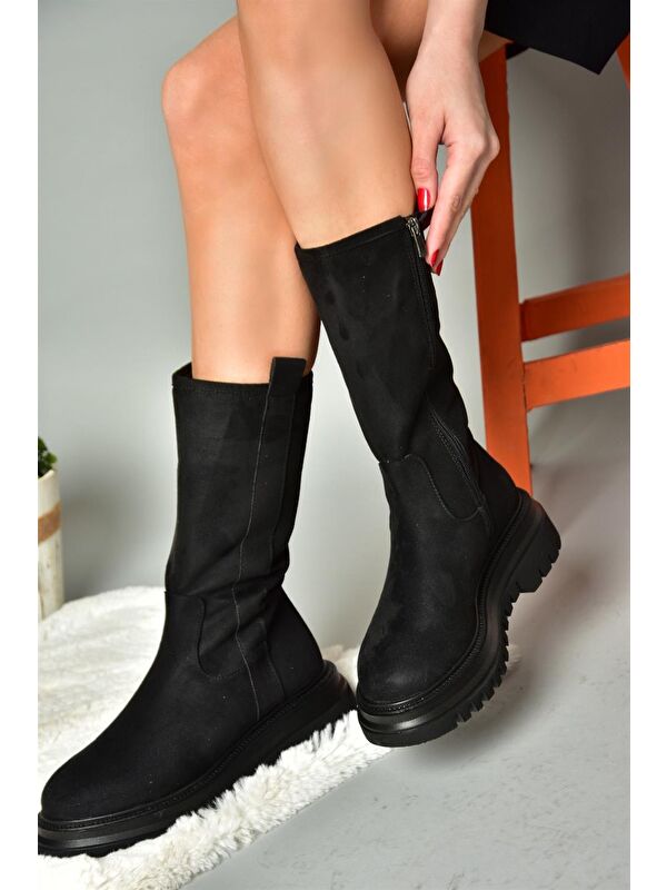 R3121049 Siyah Kadın Çizme - Görsel 4