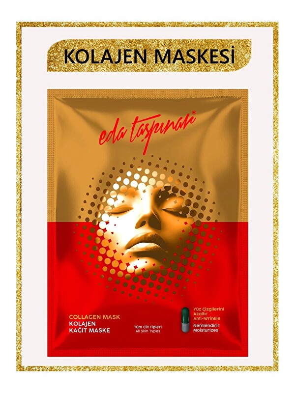 Eda Taşpınar Kolajen Maske Nemlendirici Pürüzsüz Cilt Parlak Görünüm (EGY0014)