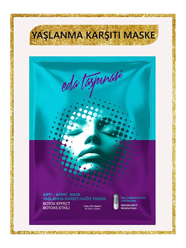 Eda Taşpınar Anti - Aging Maske Nemlendirici Pürüzsüz Cilt Parlak Görünüm  (egy0013)