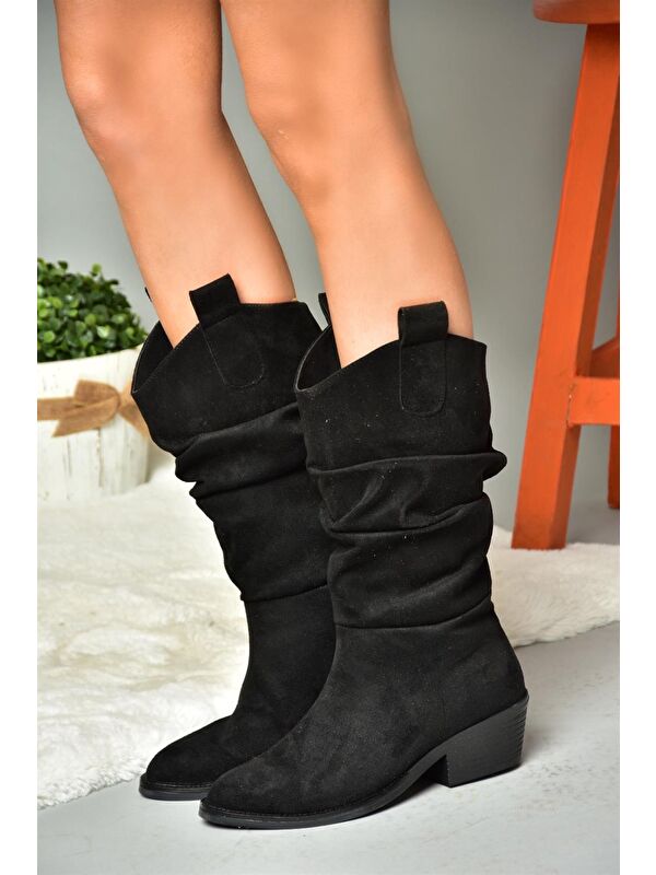 R2800805 Siyah Kadın Çizme - Görsel 3