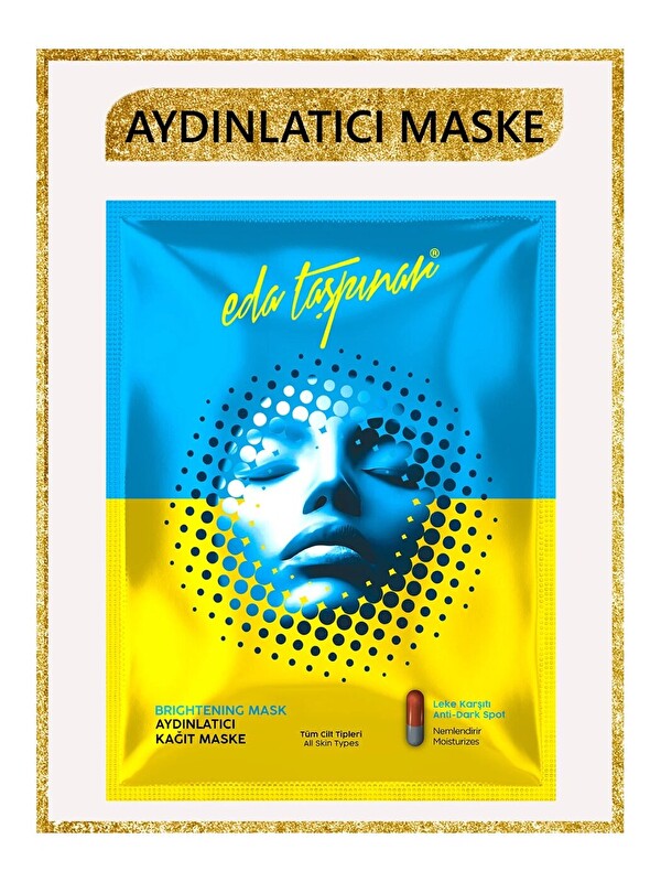Eda Taşpınar Aydınlatıcı Maske Nemlendirici Pürüzsüz Cilt Parlak Görünüm (EGY0012)