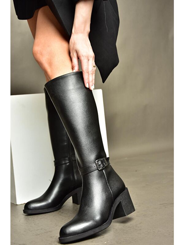 R4048048 Siyah Kadın Çizme - Görsel 3