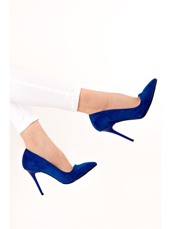 Saks Mavi Kadın Topuklu Ayakkabı 8922151902 - Görsel 2