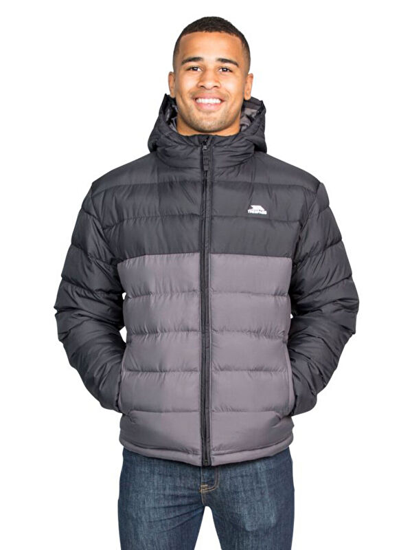Trespass Oskar - Padded Erkek Siyah Outdoor Mont ve Ceketi