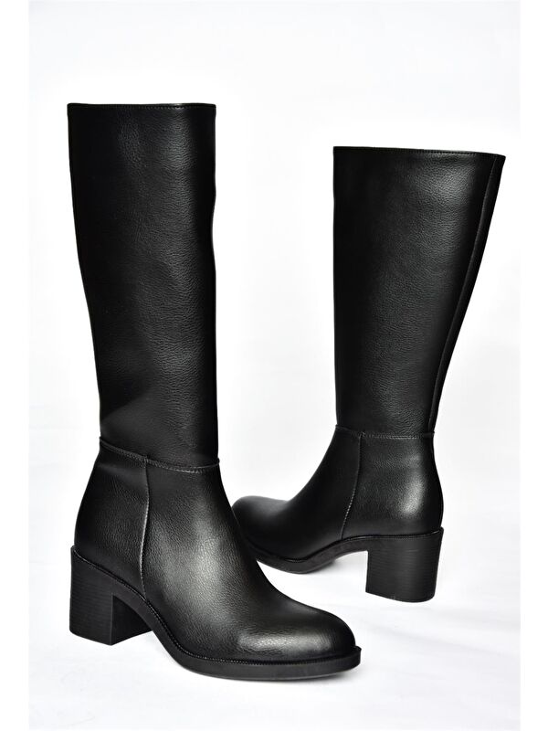 R4048005 Siyah Kadın Çizme - Görsel 6