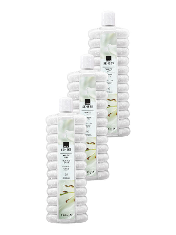 AVON Zambak Banyo Köpüğü 1 Lt. Üçlü Set